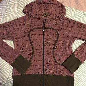 Rare LULULEMON Remix Manifesto Scuba Hoodie Sz 10